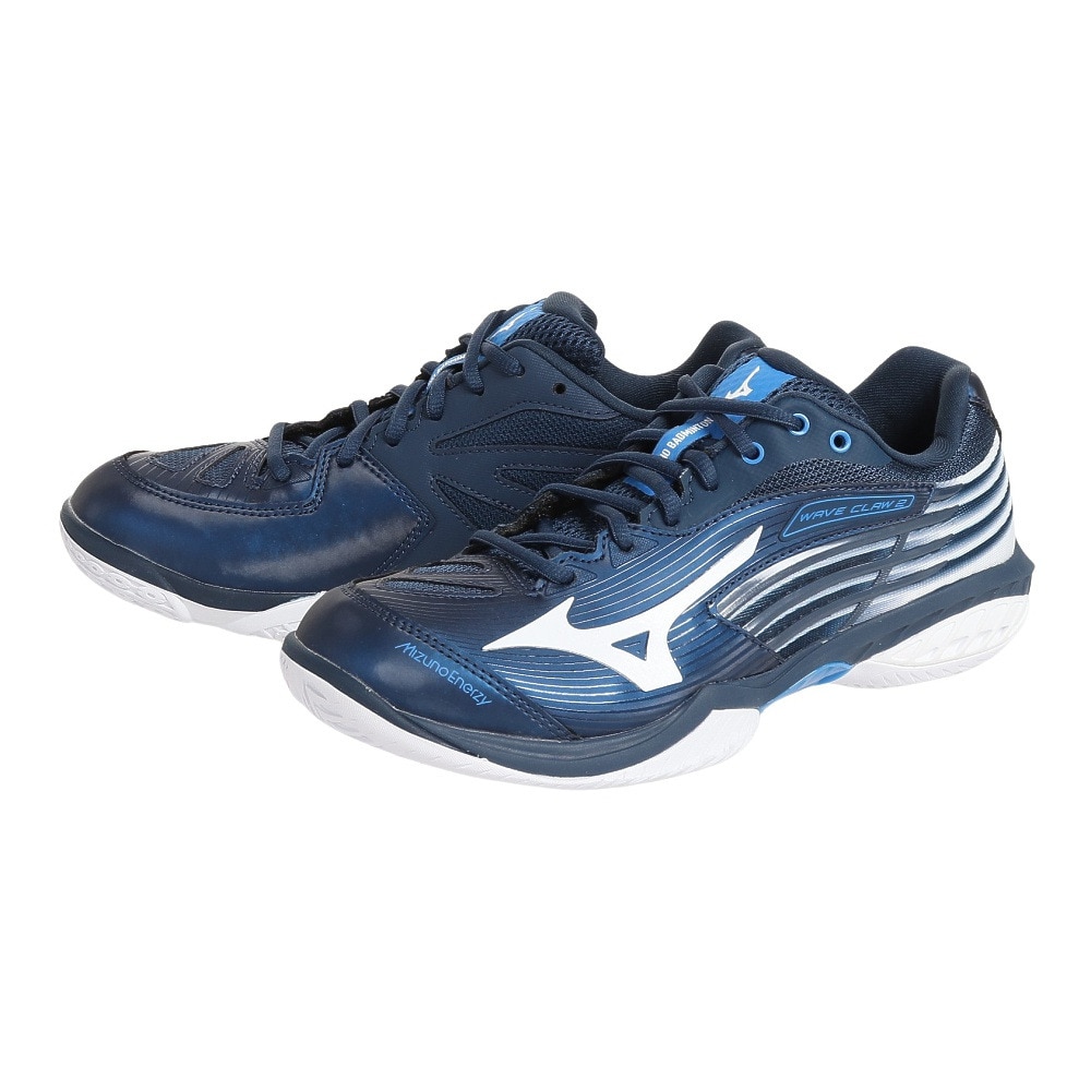 MIZUNO バドミントンシューズ ウエーブクロー2 WIDE 71GA211301 ２５．０ 219 バドミントン