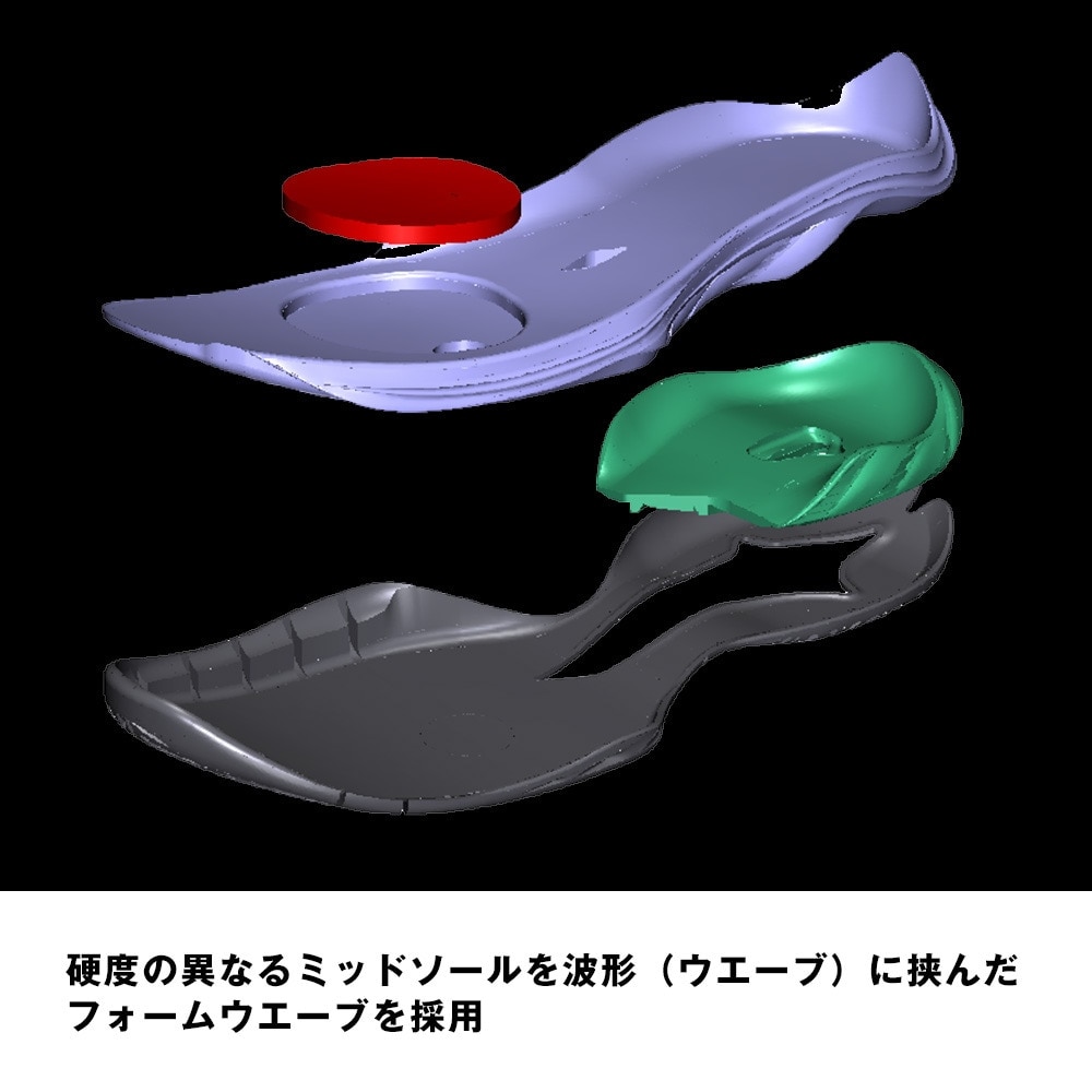 ミズノ（MIZUNO）（メンズ、レディース）バドミントンシューズ ウエーブファング2 71GA231346