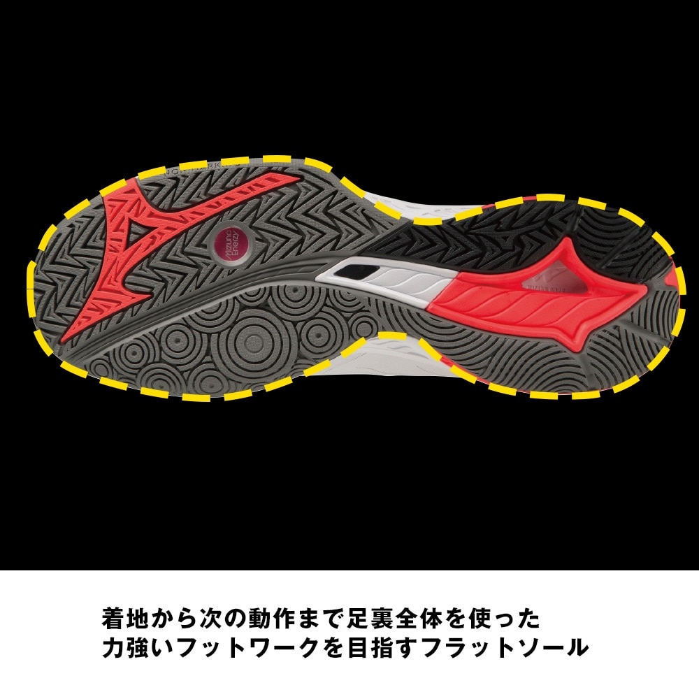 ミズノ（MIZUNO）（メンズ、レディース）バドミントンシューズ ウエーブファング2 71GA231346