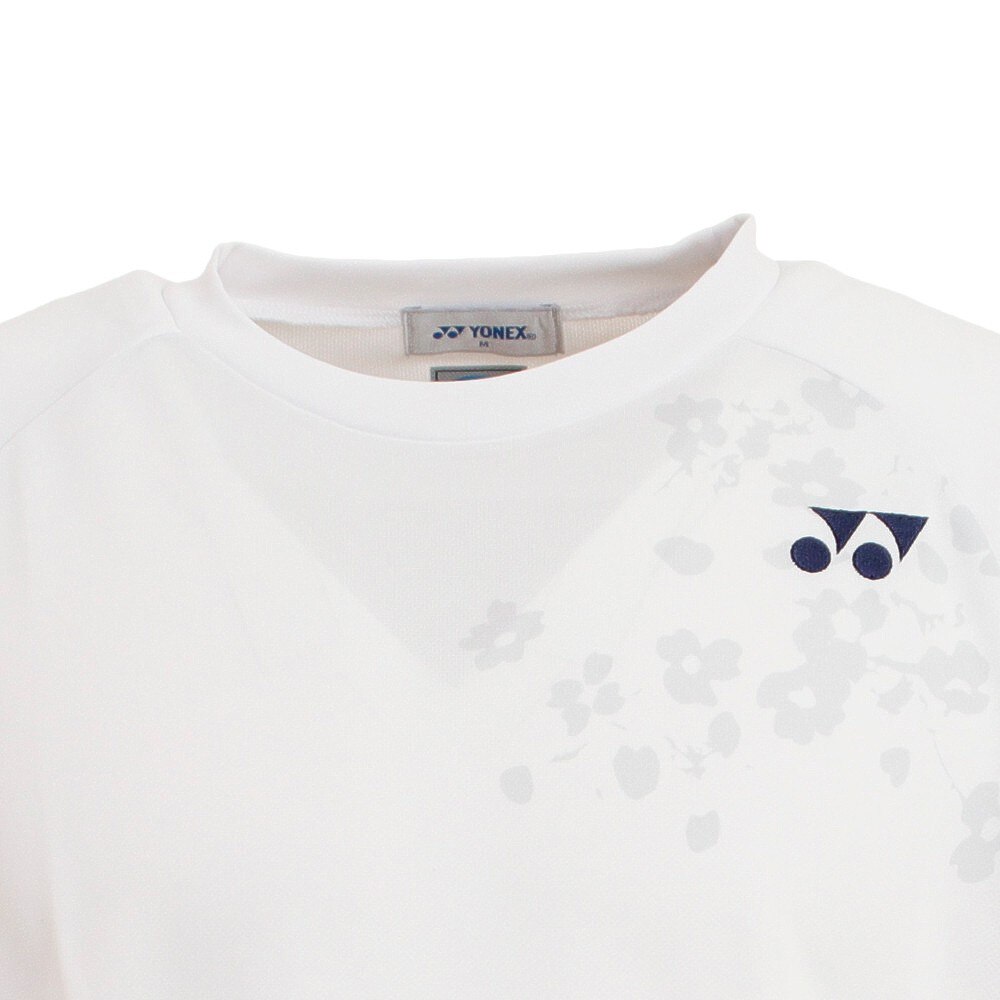 ヨネックス（YONEX）（メンズ、レディース）バドミントン ドライTシャツ JAPAN ジャパン 16490-011 白 ホワイト  スポーツ用品はスーパースポーツゼビオ