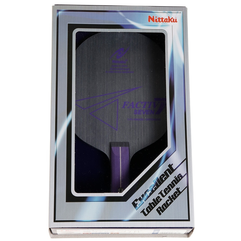 ニッタク（Nittaku）（メンズ、レディース、キッズ）卓球 ラケット シェーク ファクティブ 7 FL NE-6187