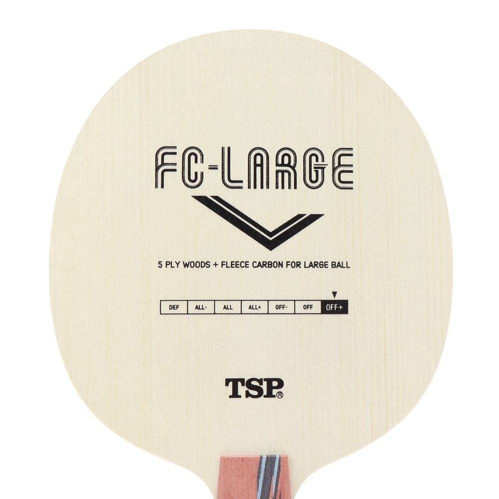ティーエスピー（TSP）（メンズ、レディース、キッズ）卓球ラケット シェイク FCラージ FL 26134