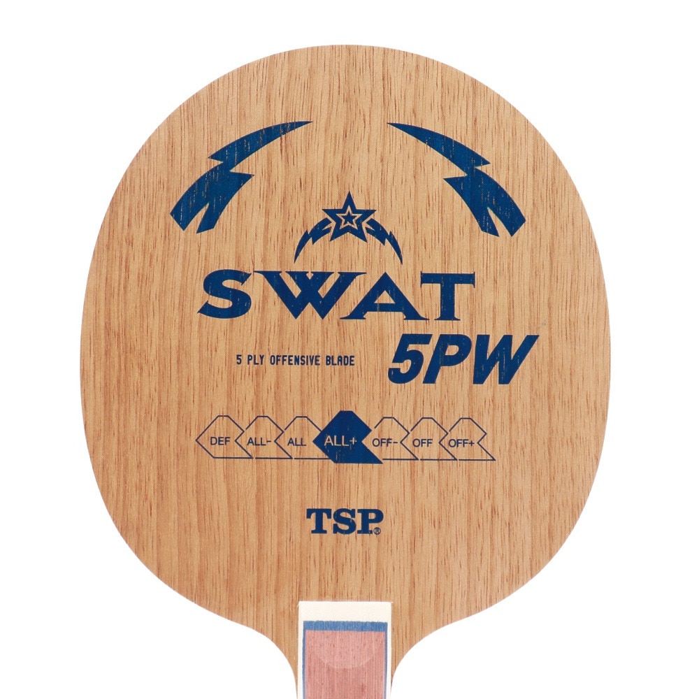 ティーエスピー（TSP）（メンズ、レディース、キッズ）卓球ラケット シェイク スワット5PW FL 26384