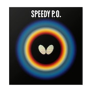バタフライ（Butterfly）（メンズ、レディース、キッズ）卓球ラバー スピーディー P.O. 赤 00260-006