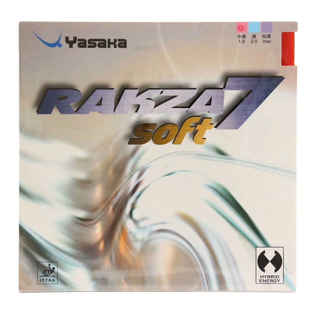 ヤサカ（YASAKA）（メンズ、レディース、キッズ）卓球ラバー ラクザ7 ソフト RED B-77