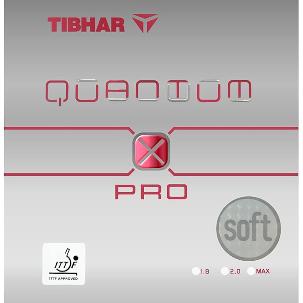 ティバー（TIBHAR）（メンズ、レディース、キッズ）卓球ラバー QUANTUM X PROソフト BT007-PNK