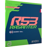 アンドロ（andro）（メンズ、レディース、キッズ）卓球ラバー RASANTER R53 112292-RD ラザンターR53