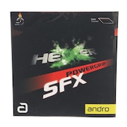 アンドロ（andro）（メンズ、レディース、キッズ）卓球ラバー ヘキサー 球ラバー HEXER POWERGRIP SFX 112295-BK