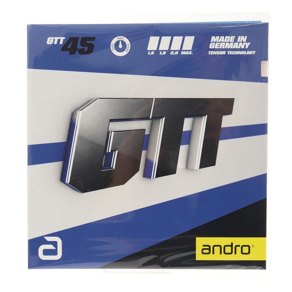 アンドロ（andro）（メンズ、レディース、キッズ）卓球ラバー GTT 45 110022077-BU