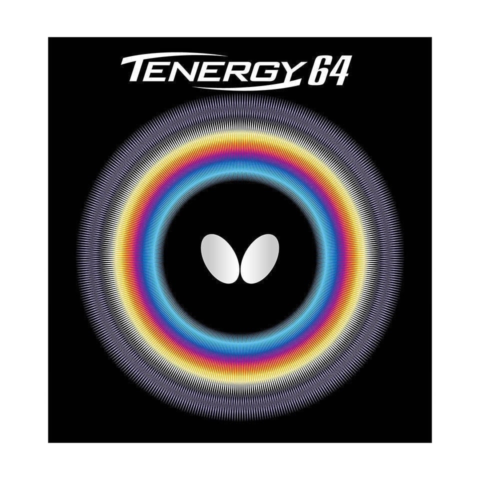 バタフライ（Butterfly）（メンズ、レディース、キッズ）卓球ラバー テナジー 64 黒 裏ソフト 05820