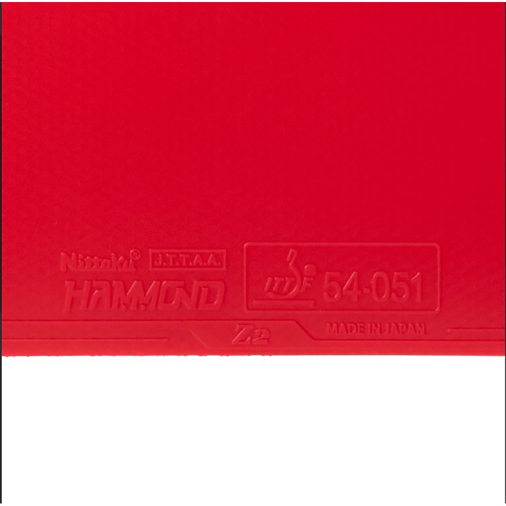 ニッタク（Nittaku） 卓球ラバー ハモンド Z2 裏ソフト レッド NR-8591 RED ハモンドZ2