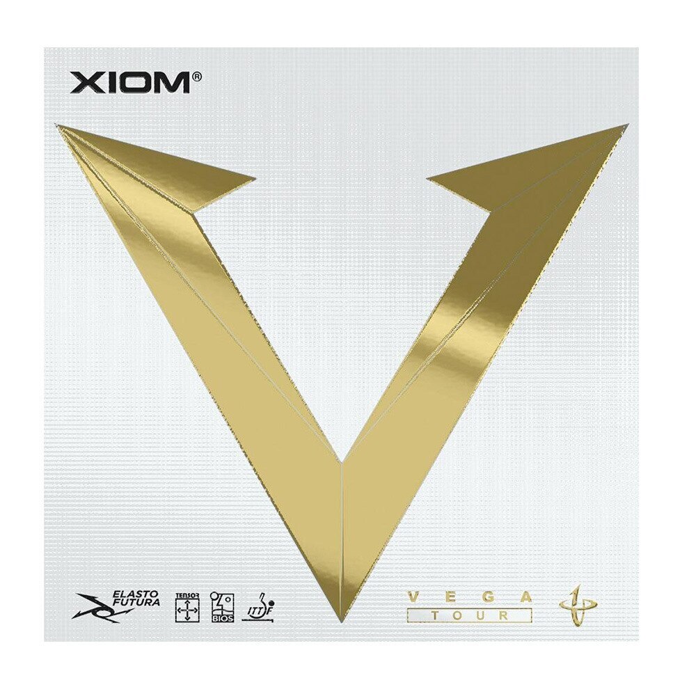 エクシオン（XIOM）（メンズ、レディース、キッズ）卓球ラバー ヴェガ ツアー 10391 RD