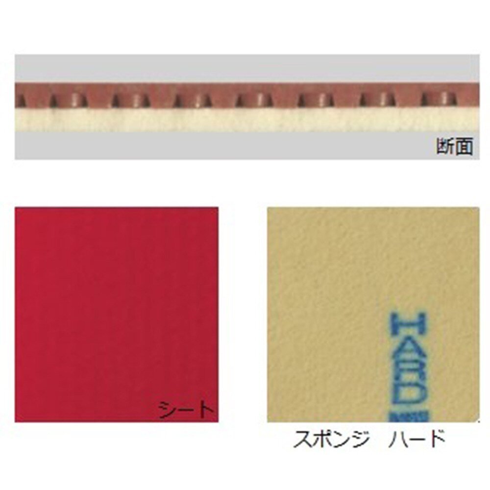 ニッタク（Nittaku）（メンズ、レディース、キッズ）卓球ラバー フライアット ハード NR8562-20