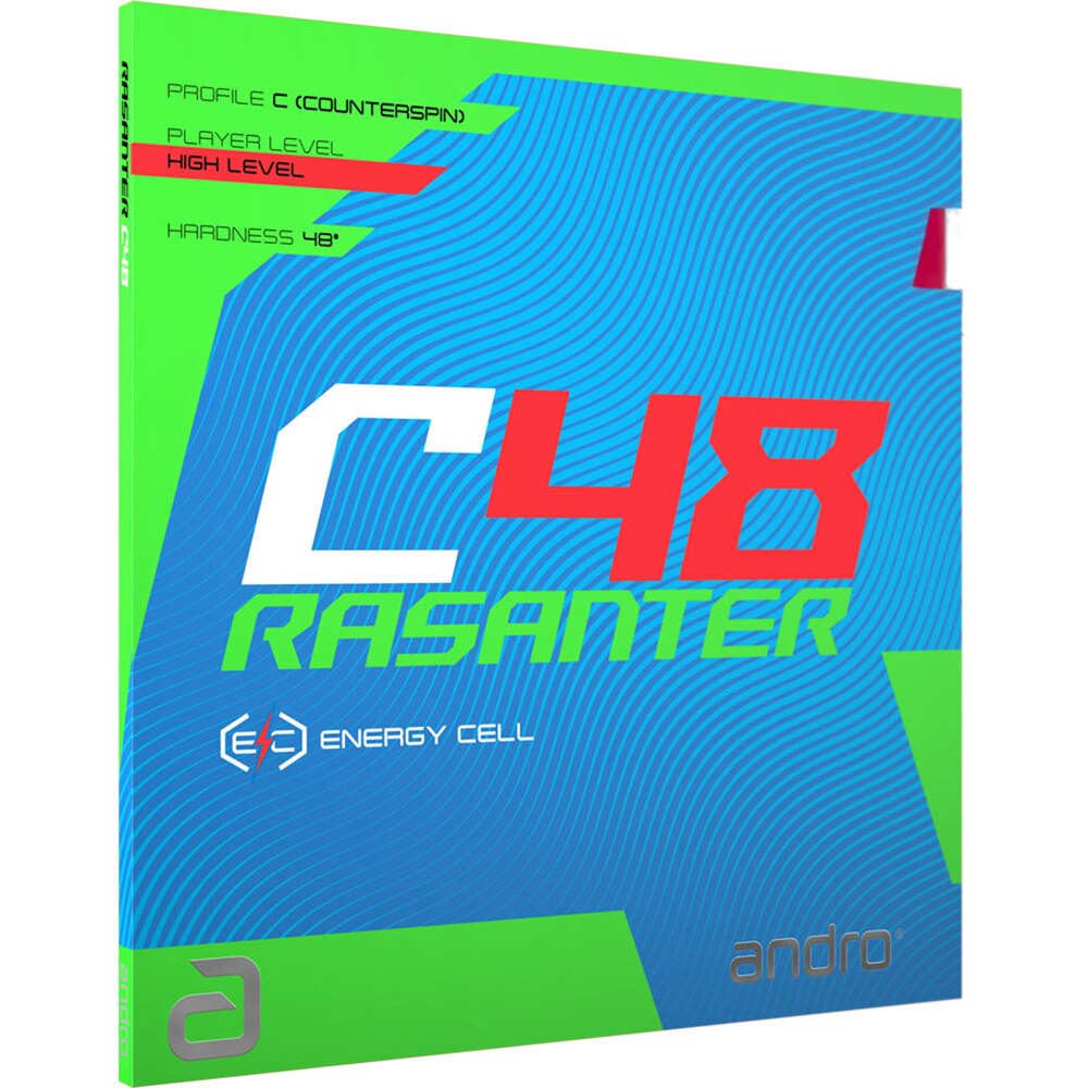 アンドロ（andro）（メンズ、レディース、キッズ）卓球ラバー RASANTER C48 110021098-RD ラザンターC48