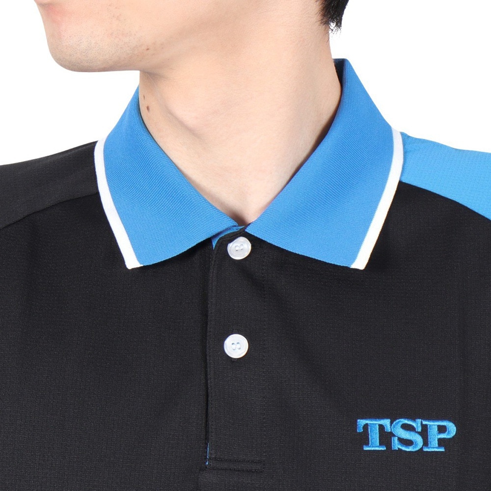 ティーエスピー（TSP）（メンズ、レディース）卓球ウエア レグラール 半袖ポロシャツ 031406-0022