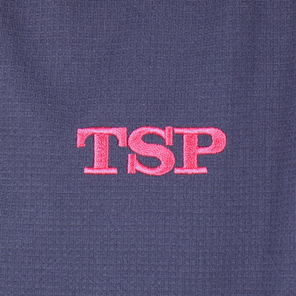 ティーエスピー（TSP）（メンズ）卓球ウエア シャツ レグラールシャツ ネイビー×ピンク 031406-0105