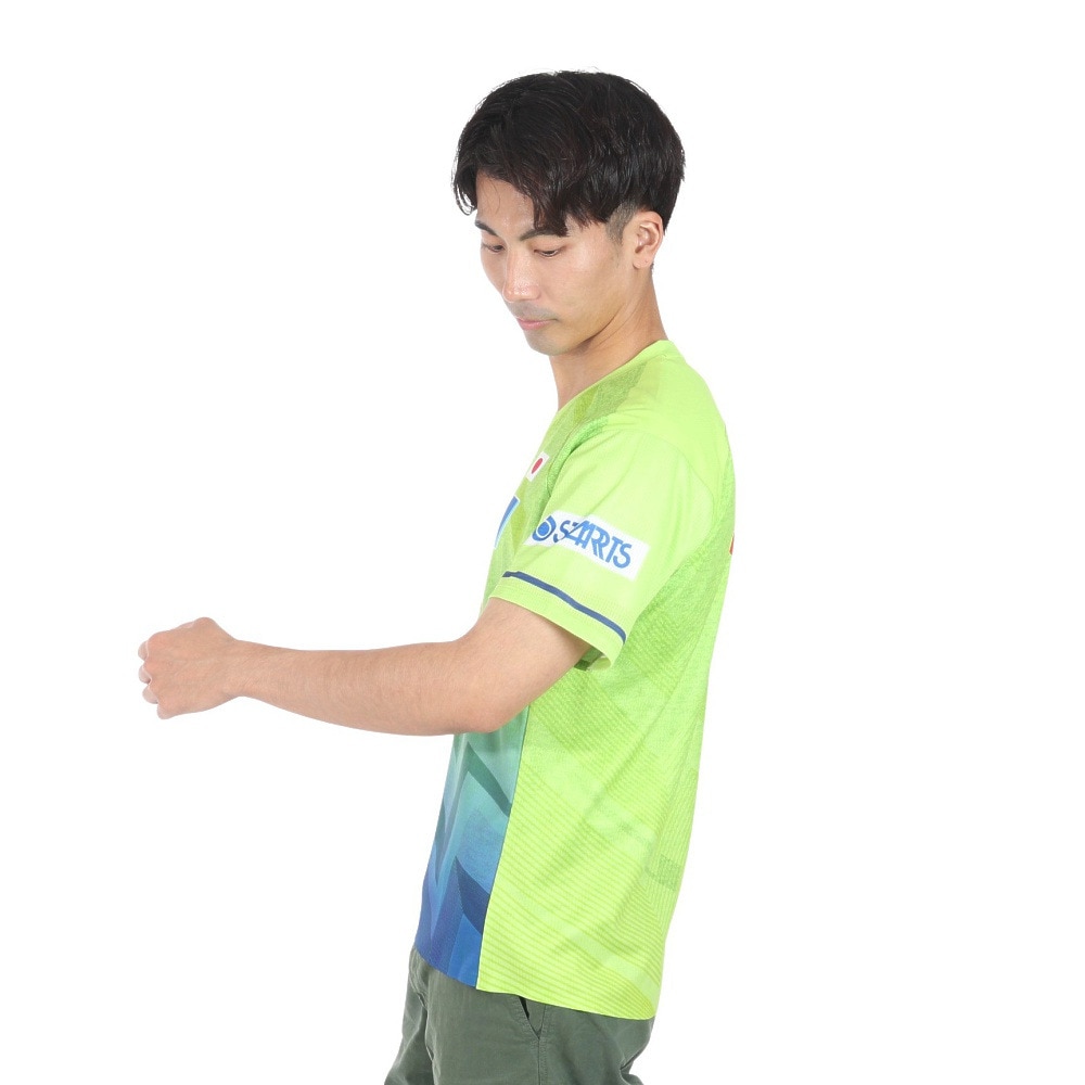 ミズノ（MIZUNO）（メンズ、レディース）卓球ウエア ゲームシャツ 全日本 レプリカシャツ ユニセックス 82JA200037 速乾