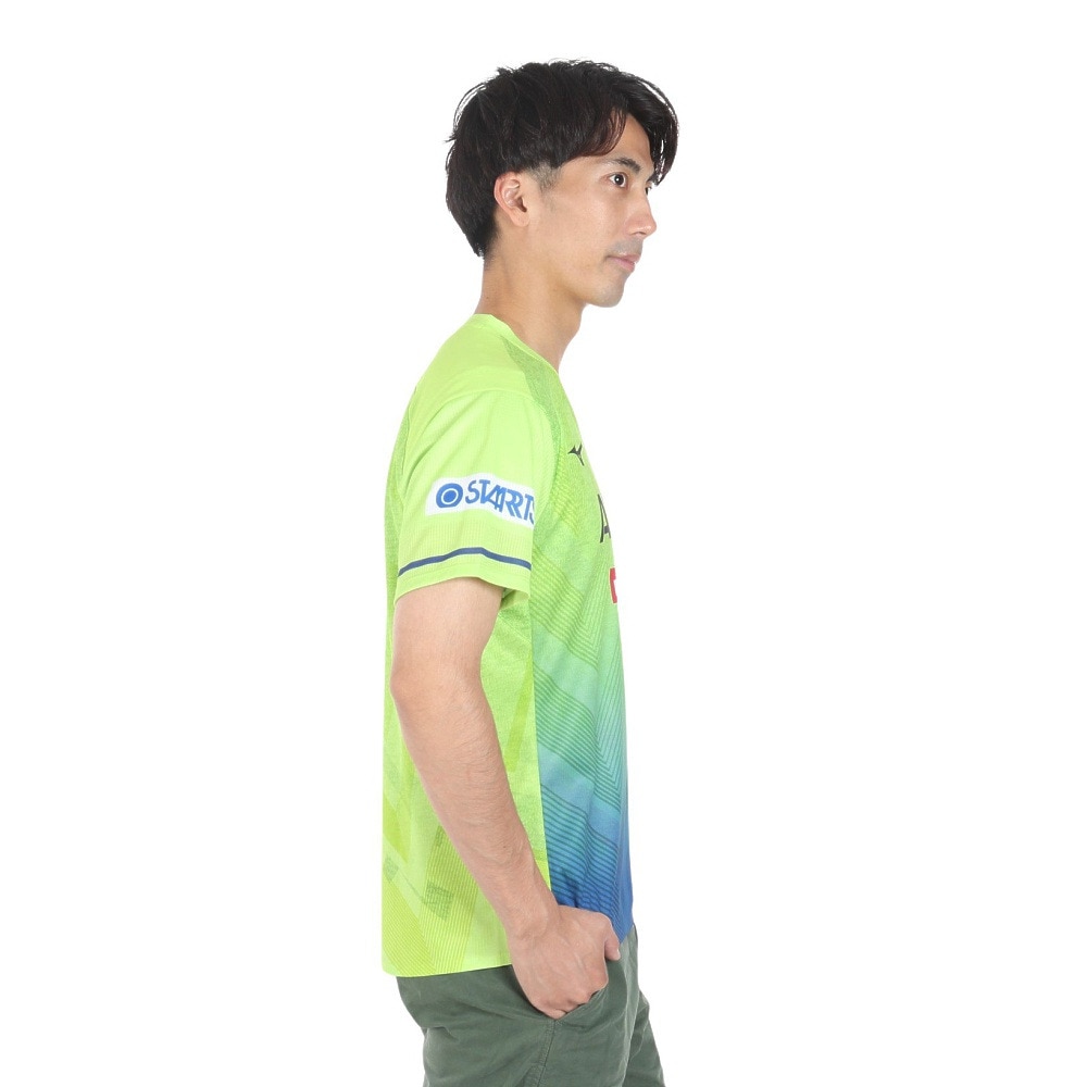 ミズノ（MIZUNO）（メンズ、レディース）卓球ウエア ゲームシャツ 全日本 レプリカシャツ ユニセックス 82JA200037 速乾
