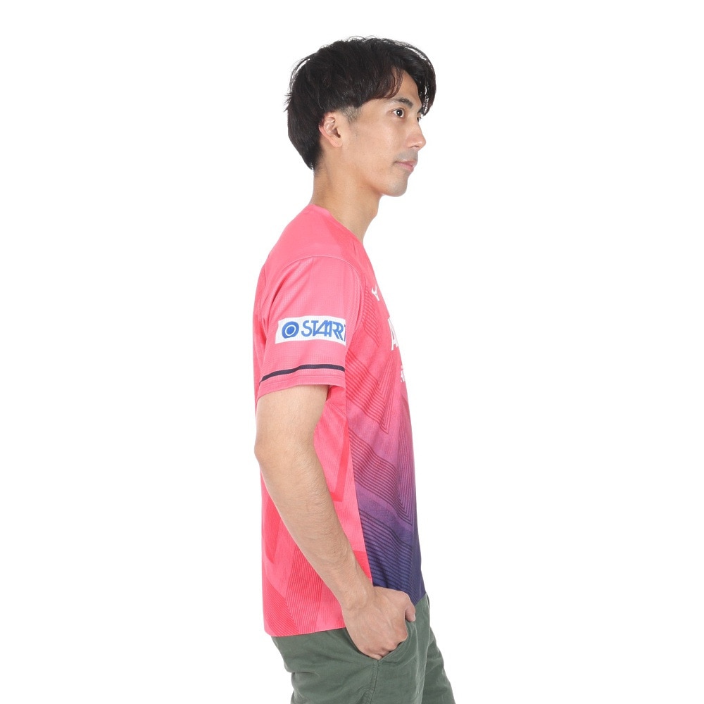ミズノ（MIZUNO）（メンズ、レディース）卓球ウエア ゲームウェア 全日本レプリカシャツ ユニセックス 82JA200064 速乾