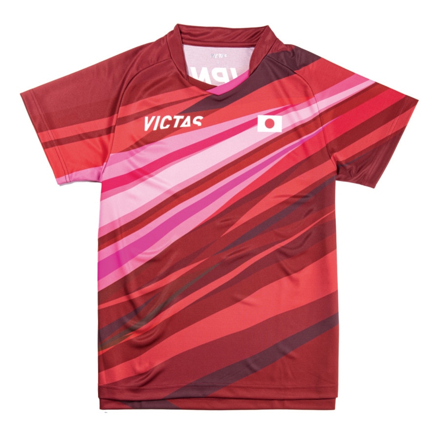 ヴィクタス（VICTAS）（メンズ）卓球ウエア シャツ V-オーセンティックシャツ 532111 RED