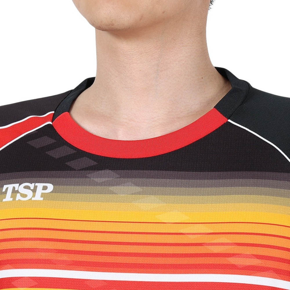 ティーエスピー（TSP）（メンズ、レディース）卓球ウエア 半袖シャツ クラールシャツ 031428 0020 速乾