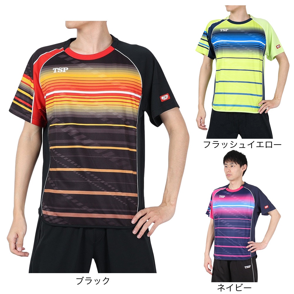ティーエスピー（TSP）（メンズ、レディース）卓球ウエア シャツ クラールシャツ 031428 0100 速乾
