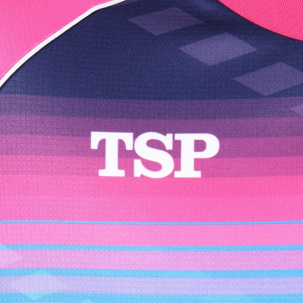 ティーエスピー（TSP）（メンズ、レディース）卓球ウエア シャツ クラールシャツ 031428 0100 速乾