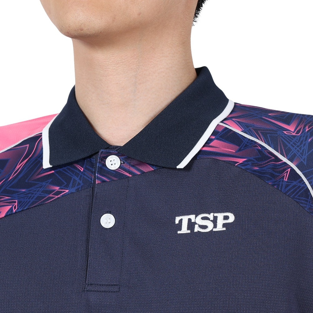ティーエスピー（TSP）（メンズ、レディース）卓球ウエア シャツ オルビットシャツ 031413 0300
