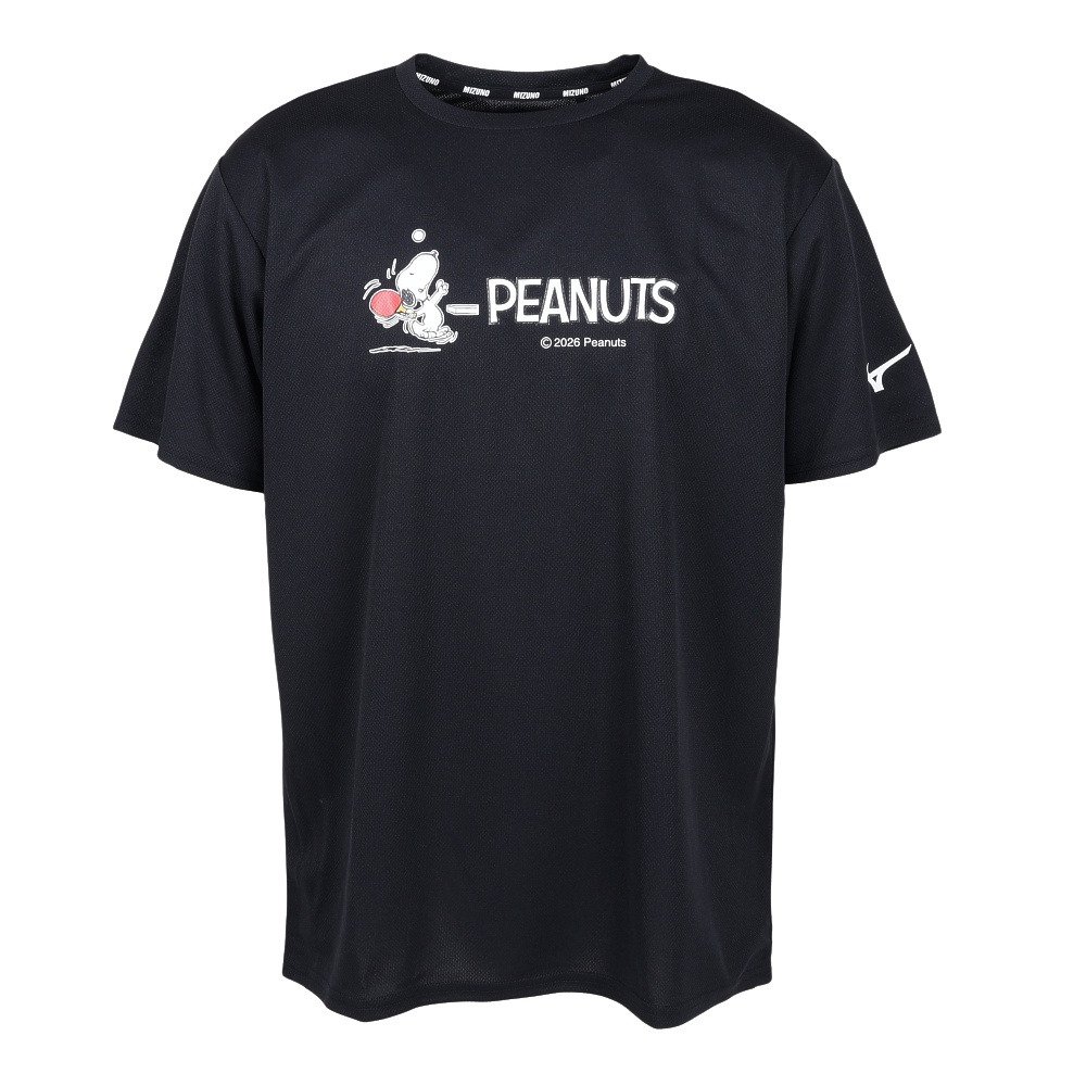 ミズノ（MIZUNO）（メンズ、レディース）卓球ウエア シャツ PEANUTS
