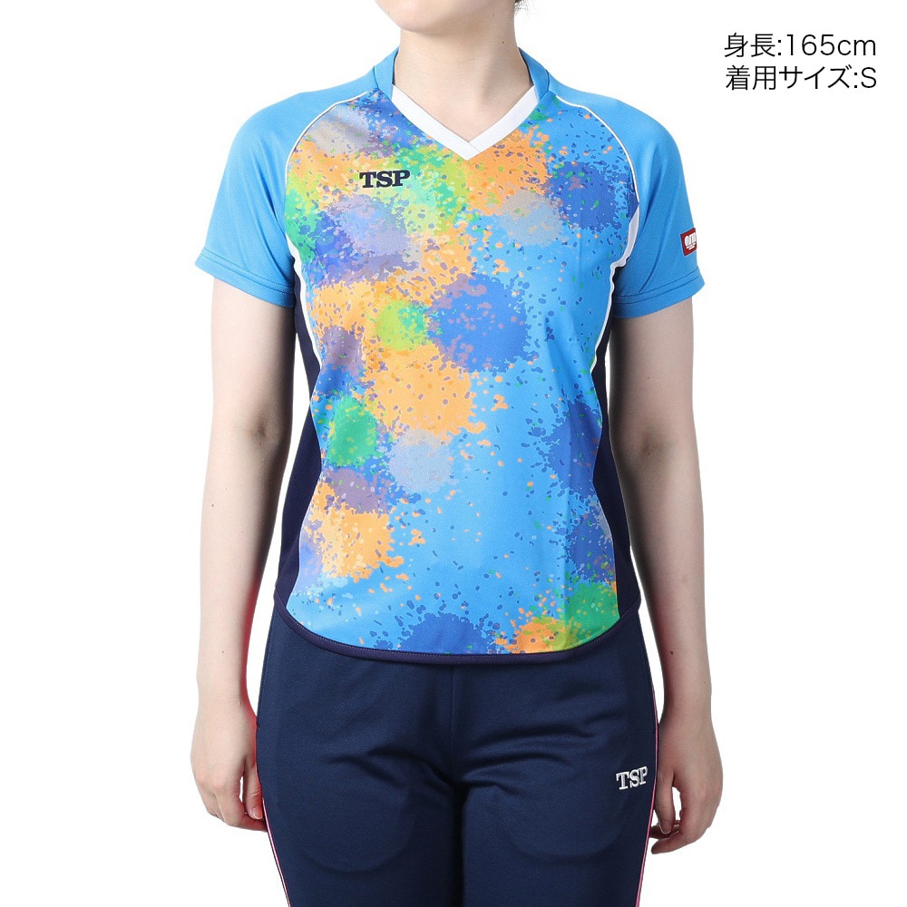 ティーエスピー（TSP）（レディース）卓球ウエア シャツ レディース イオーネシャツ 032414 0120