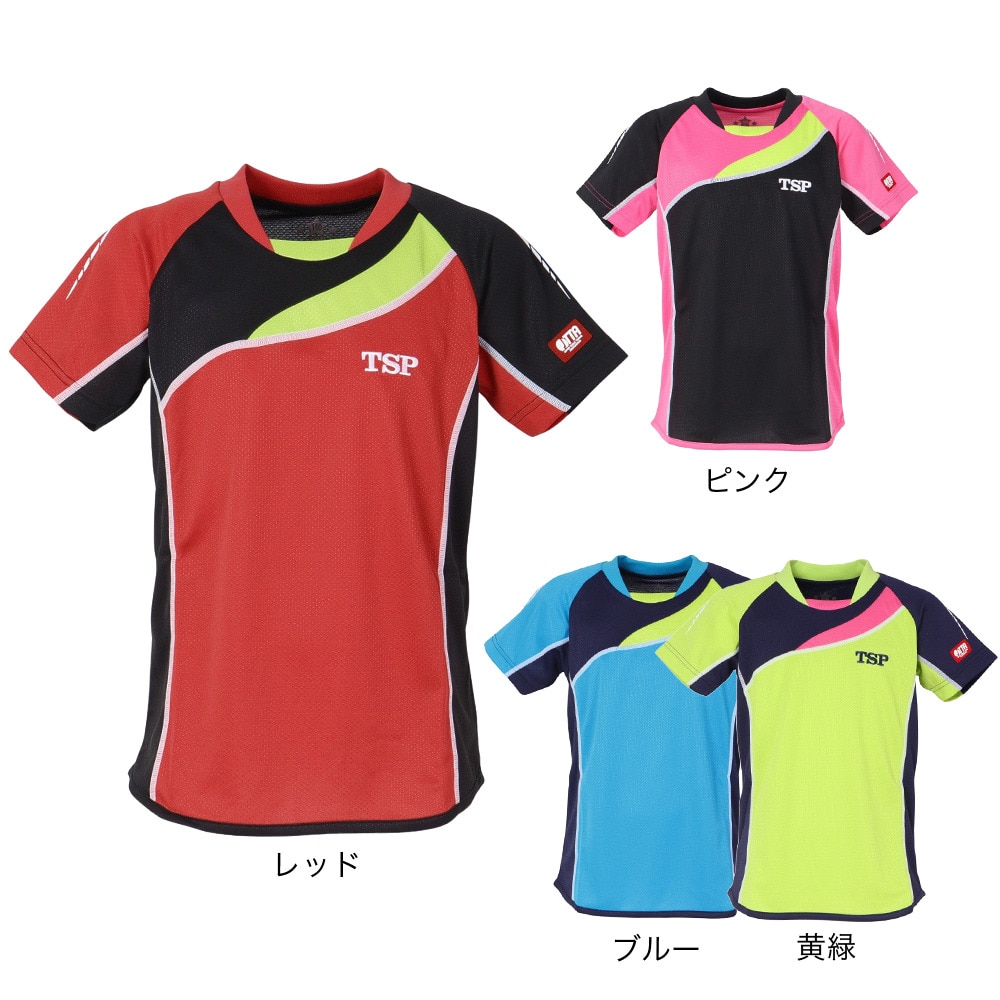 ティーエスピー（TSP）（キッズ）卓球ウエア シャツ ジュニア ブリランテシャツ 031417 0300 JR 速乾