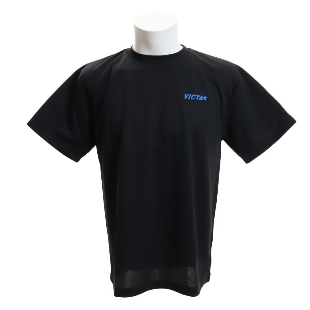  Tシャツ メンズ 半袖 V-TS063 プラクティス 033455 BLK 卓球ウェア