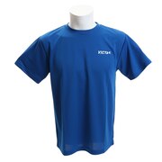 ヴィクタス（VICTAS）（メンズ、レディース）Tシャツ メンズ 半袖 V-TS063 プラクティス 033455 BLUE 卓球ウェア
