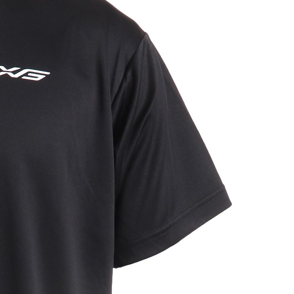 エックスティーエス（XTS）（メンズ）ドライプラス 半袖Tシャツ 740G0ES8860 BLK 卓球ウェア★★★