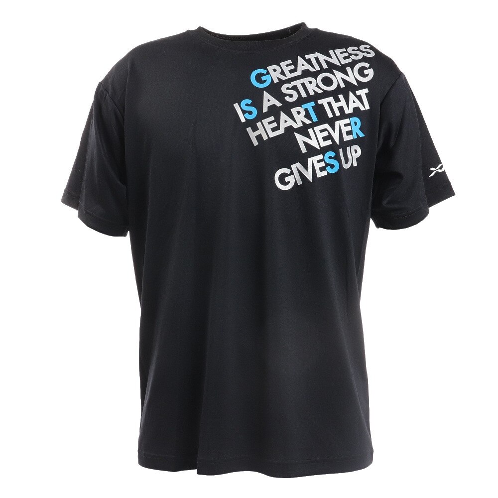 エックスティーエス（XTS） ドライプラス 半袖Tシャツ 740G0ES8861 BLK 卓球ウェア★★★