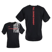 エックスティーエス（XTS）（メンズ）ドライプラス メッセージTシャツ 740G0ES8862 BLK 卓球ウェア