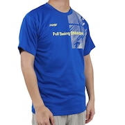 エックスティーエス（XTS）（メンズ）ドライプラス メッセージTシャツ 740G0ES8862 BLU 卓球ウェア