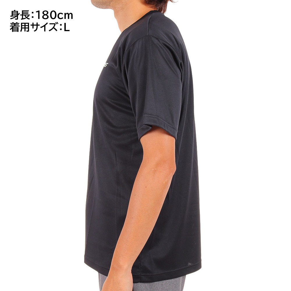 エックスティーエス（XTS） ドライプラス 半袖Tシャツ 740G0ES8866 BLK 卓球ウェア