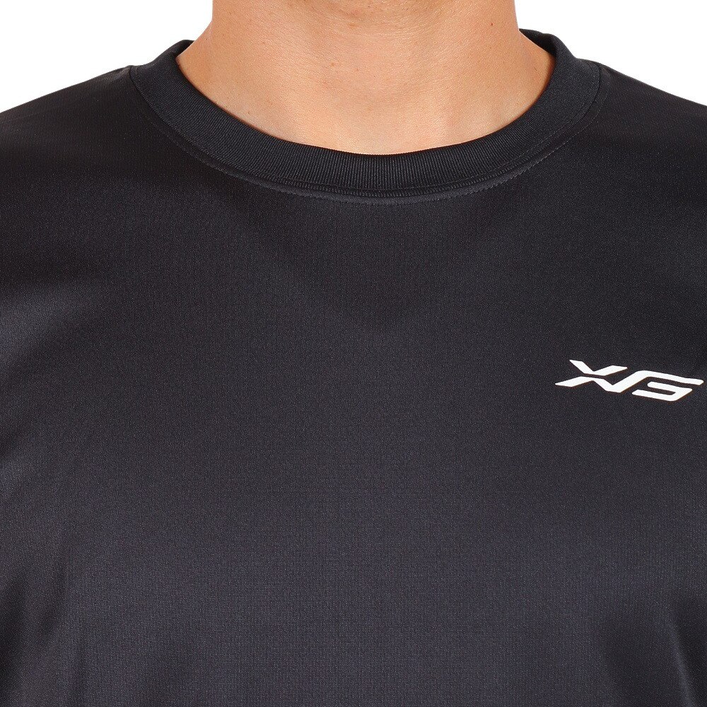 エックスティーエス（XTS） ドライプラス 半袖Tシャツ 740G0ES8866 BLK 卓球ウェア