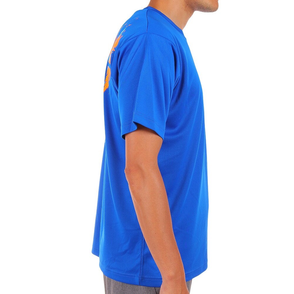 エックスティーエス（XTS） ドライプラス 半袖Tシャツ 740G0ES8866 BLU 卓球ウェア