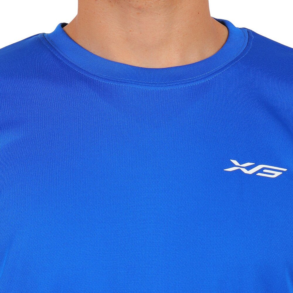 エックスティーエス（XTS） ドライプラス 半袖Tシャツ 740G0ES8866 BLU 卓球ウェア