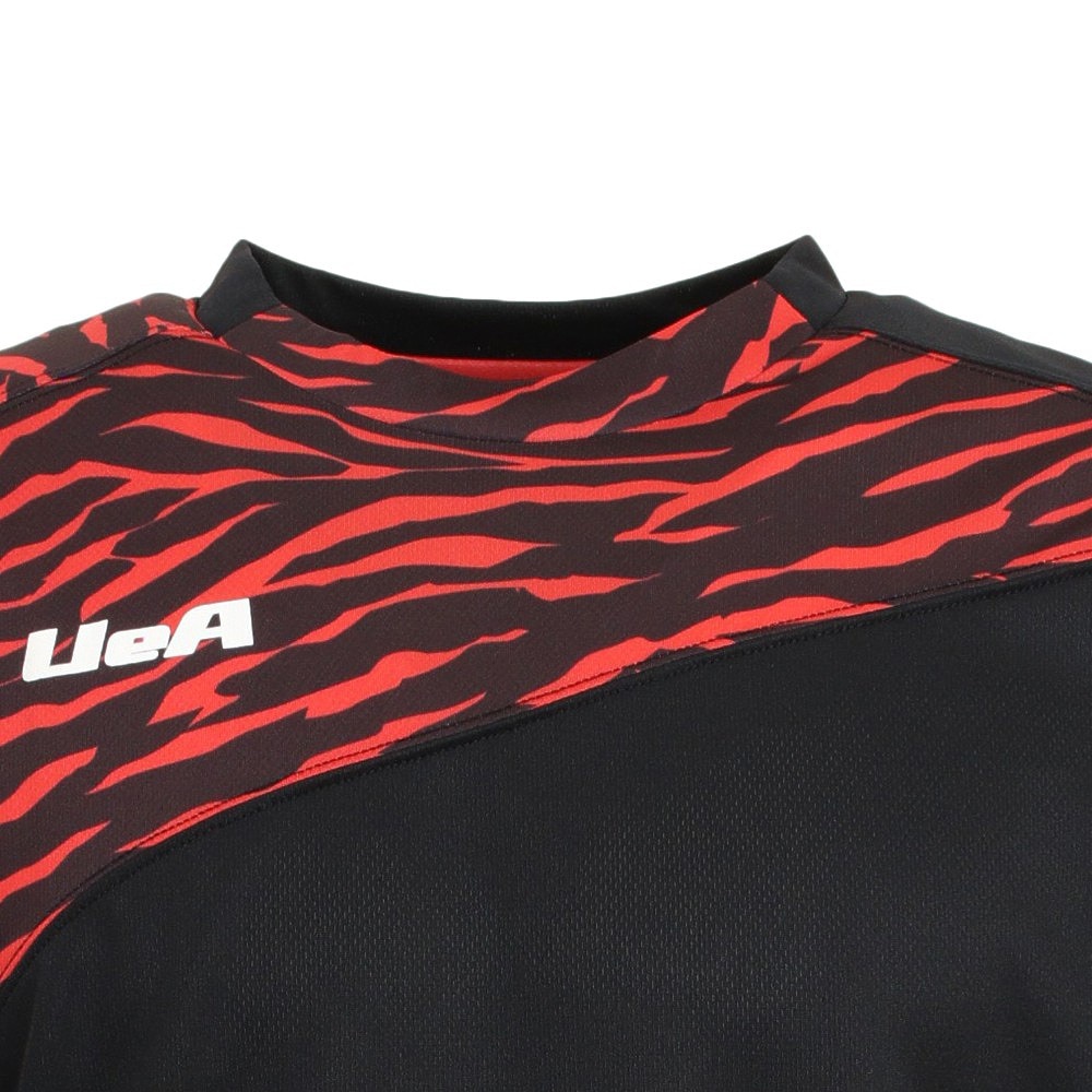 Uea（Uea）（メンズ）日本卓球協会(JTTA)公認 ドライプラス 卓球シャツ UEA302 BLK 卓球ウェア 吸汗速乾
