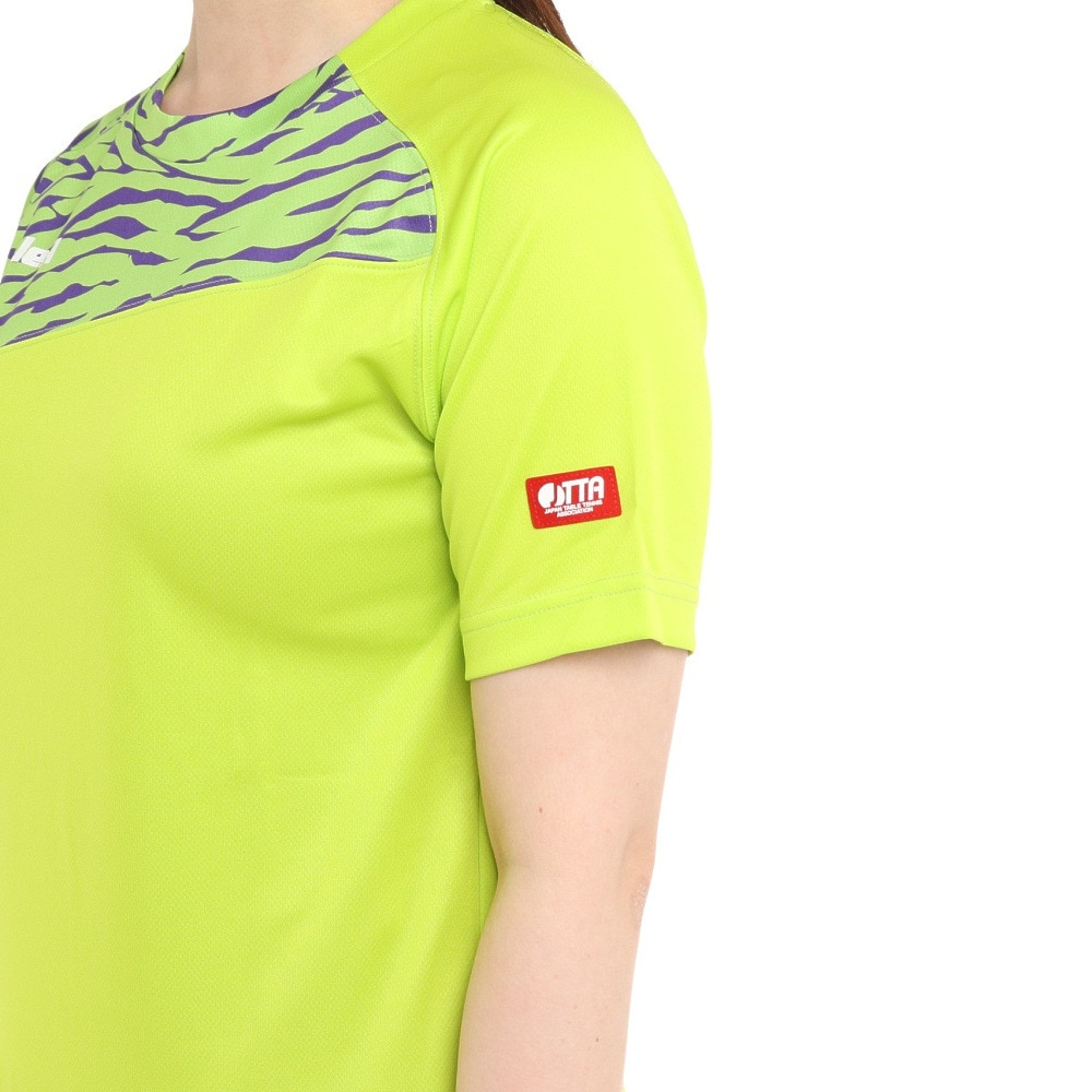Uea（Uea）（メンズ）日本卓球協会(JTTA)公認 ドライプラス 卓球シャツ UEA302 YEL 卓球ウェア 吸汗速乾