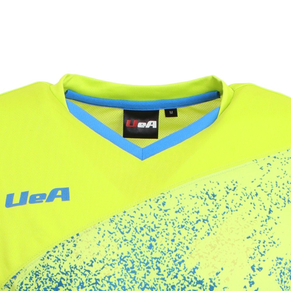 Uea（Uea）（メンズ）卓球ウェア ユニフォーム 日本卓球協会(JTTA)公認 ドライプラス 卓球シャツ UEA304 YEL 吸汗速乾★★★