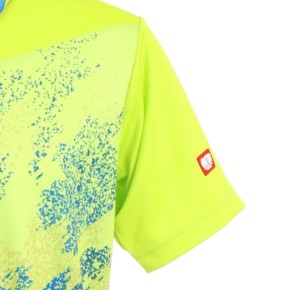 Uea（Uea）（メンズ）卓球ウェア ユニフォーム 日本卓球協会(JTTA)公認 ドライプラス 卓球シャツ UEA304 YEL 吸汗速乾★★★
