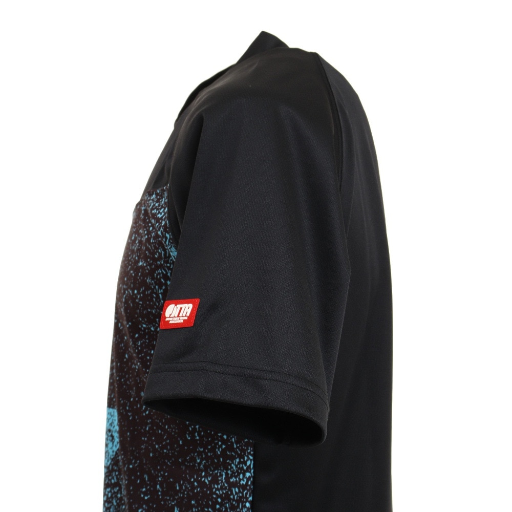 Uea（Uea）（メンズ、レディース、キッズ）日本卓球協会(JTTA)公認 ドライプラス 卓球シャツ UEA307 BLK 卓球ウェア 吸汗速乾 |  スポーツ用品はスーパースポーツゼビオ