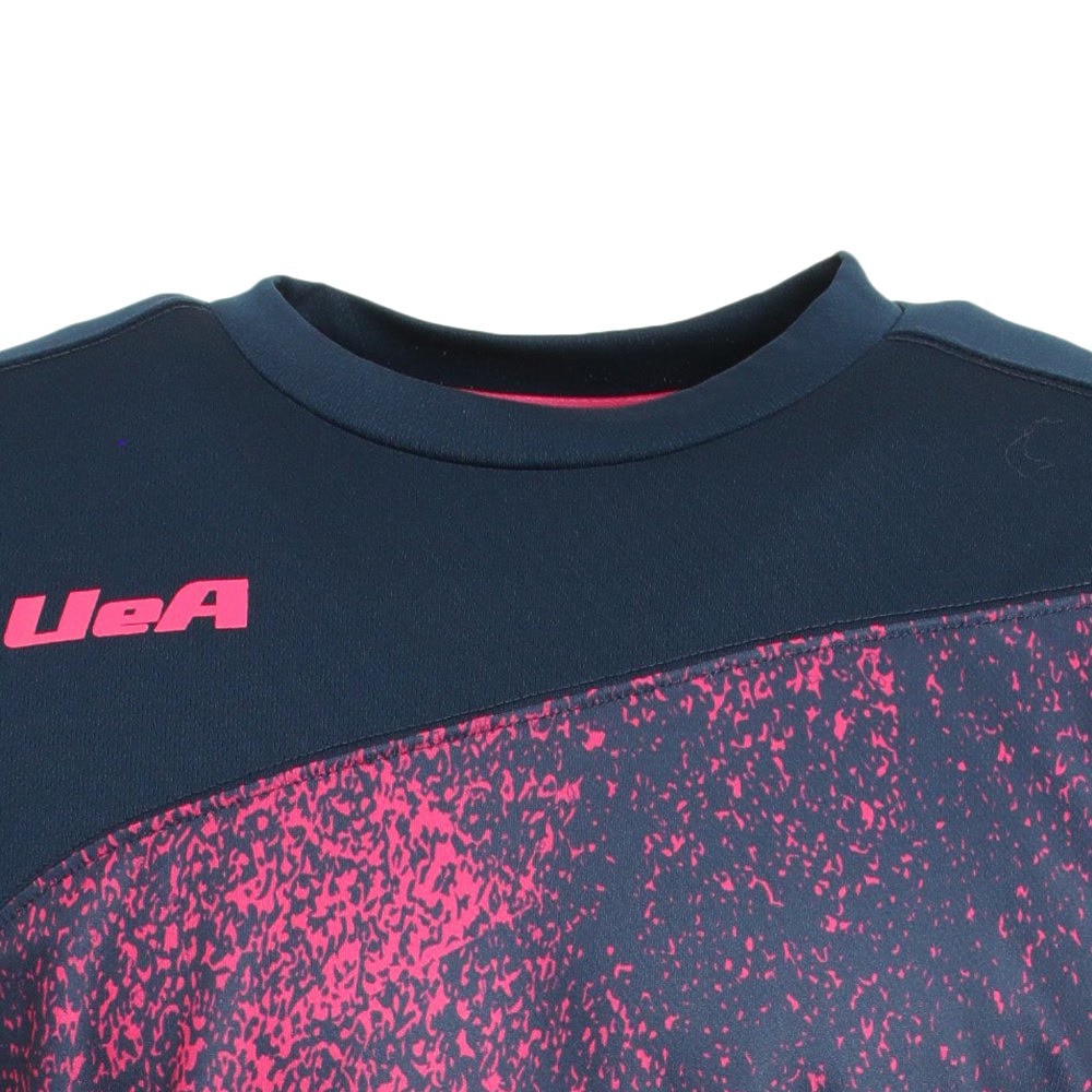 Uea（Uea）（メンズ、レディース、キッズ）日本卓球協会(JTTA)公認 ドライプラス 卓球シャツ UEA307 NVY 卓球ウェア 吸汗速乾 |  スポーツ用品はスーパースポーツゼビオ