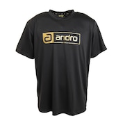 アンドロ（andro）（メンズ、レディース）卓球ウエア シャツ ナパTシャツ CB 300023011 ブラック/ゴールド