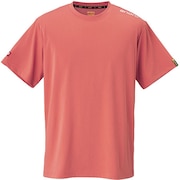 アンドロ（andro）（メンズ、レディース）卓球ウエア シャツ ナパ半袖Tシャツ ドライ 300023022 オレンジ/ホワイト 速乾 UVカット