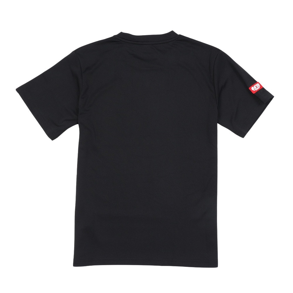 アンドロ（andro）（メンズ、レディース）卓球ウエア ナパ Tシャツ ドライ 300023019 ブラック/ネオンイエロー 速乾 UVカット